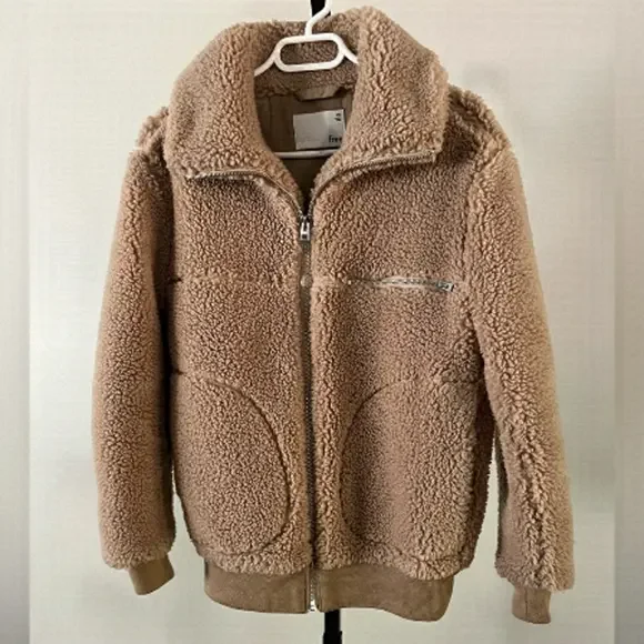ARITZIA Wilfred Free The Teddy Sherpa Jacket, Size XXSMALL. - Picture 1 of 7